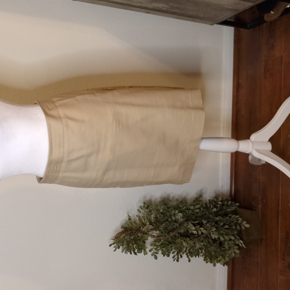 Khaki Pencil Skirt Size 8